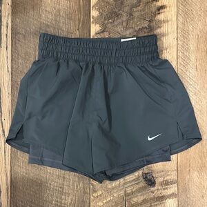 Nike Women's Dri-Fit XS Dark Gray Athletic Running Shorts